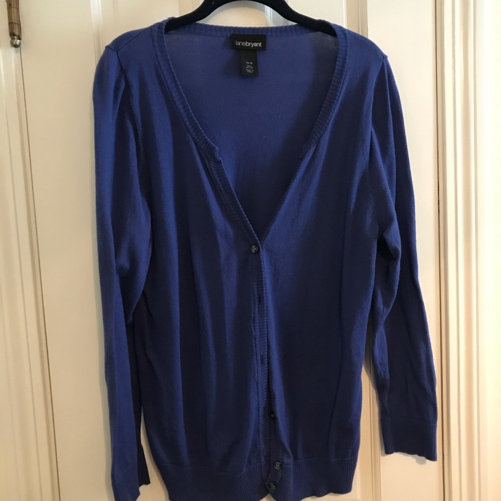 Royal blue lane Bryant lightweight cardigan